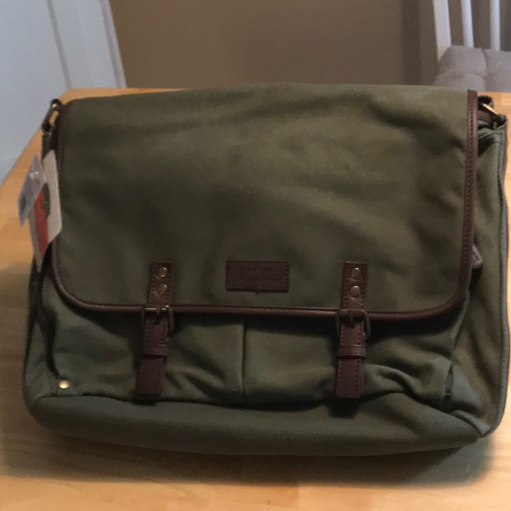 Canvas messenger bag